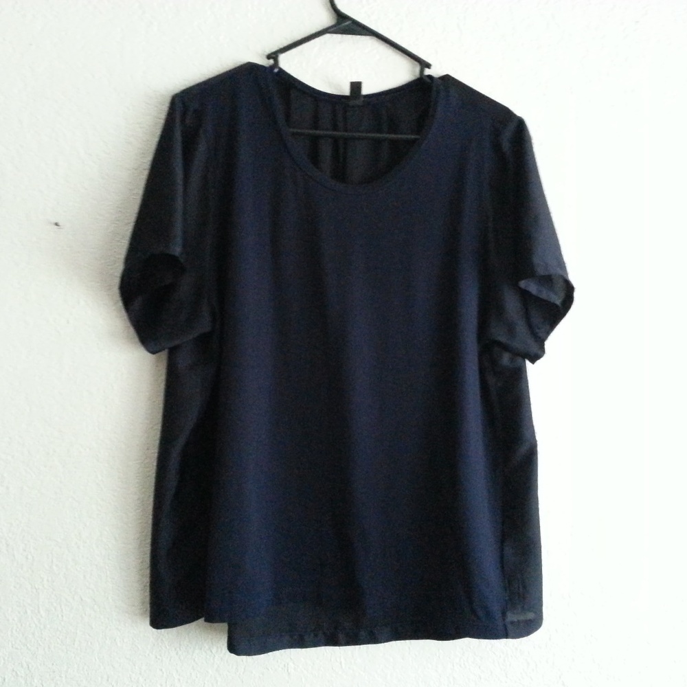 J Crew | short sleeve blouse size XL